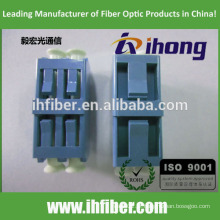 LC / UPC SM DX adaptador de fibra óptica de gancho duplo